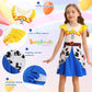 Sukyfecde Jessie Costume Girls Toddler Princess Dress Up Birthday Outfits Halloween Role Play Clothes Size 6 Yellow