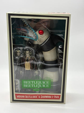 NECA - Beetlejuice - 7 Scale Action Figure - Ultimate Matador Beetlejuice and Sandworm 2 Pack