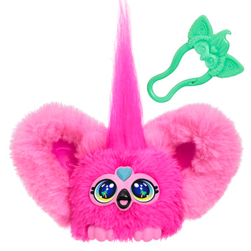 Furby Furblets Flo-Flo Mini Friend, Electronic Plush Toys For Girls & Boys 6+, Pink Flamingo, Speaks Furbish & Plays Music, Seri