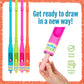 Walkie Chalk Stand-up Sidewalk Chalk Holder, (Pink), Creative Outdoor Toys for Kids and Adults Including 2x Chalks, Street Art &