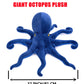 Zhongxin Made Simulation Octopus Plush Toy - Large 32Inch Blue Soft Octopus Stuffed Animals, Lifelike Deep Sea Creeping Animal O
