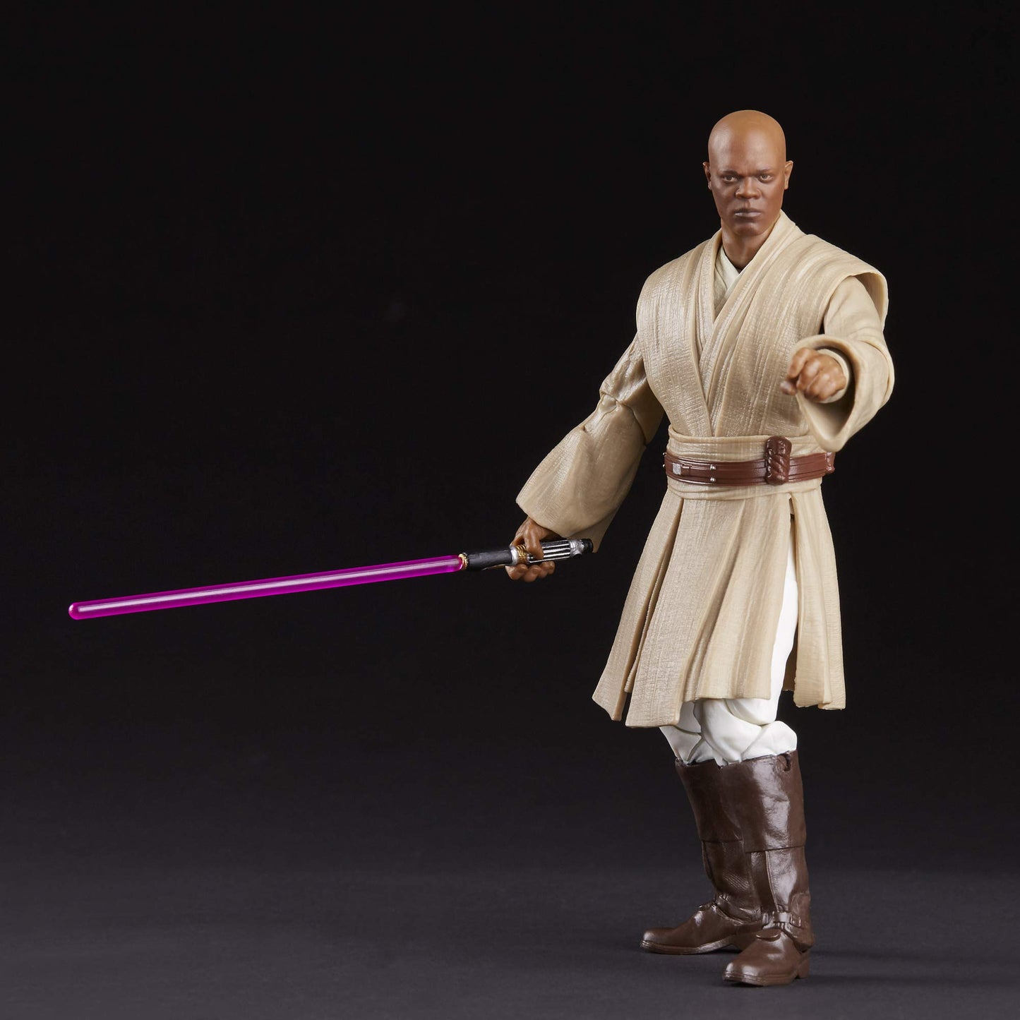 STAR WARS The Black Series 6" Mace Windu Figure - Black Plastic, Model E4088AS00