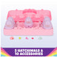 Hatchimals Alive, Rainbow Splash Egg Carton With 5 Mini Figures In Color Reveal Eggs & 10 Accessories, Kids Toys For Ages 3 And Up