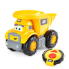 CAT Construction Toys, Junior Crew Lil' Movers Remote Control Truck, RC Car + Dump Truck, Working Headlights, with Child Friendl
