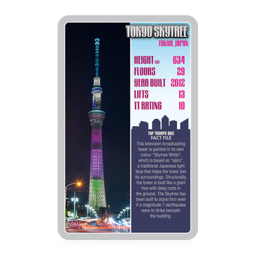 Top Trumps Skyscrapers Card Game - Multi Color, One Size - Fun Family Strategy Game for All Ages