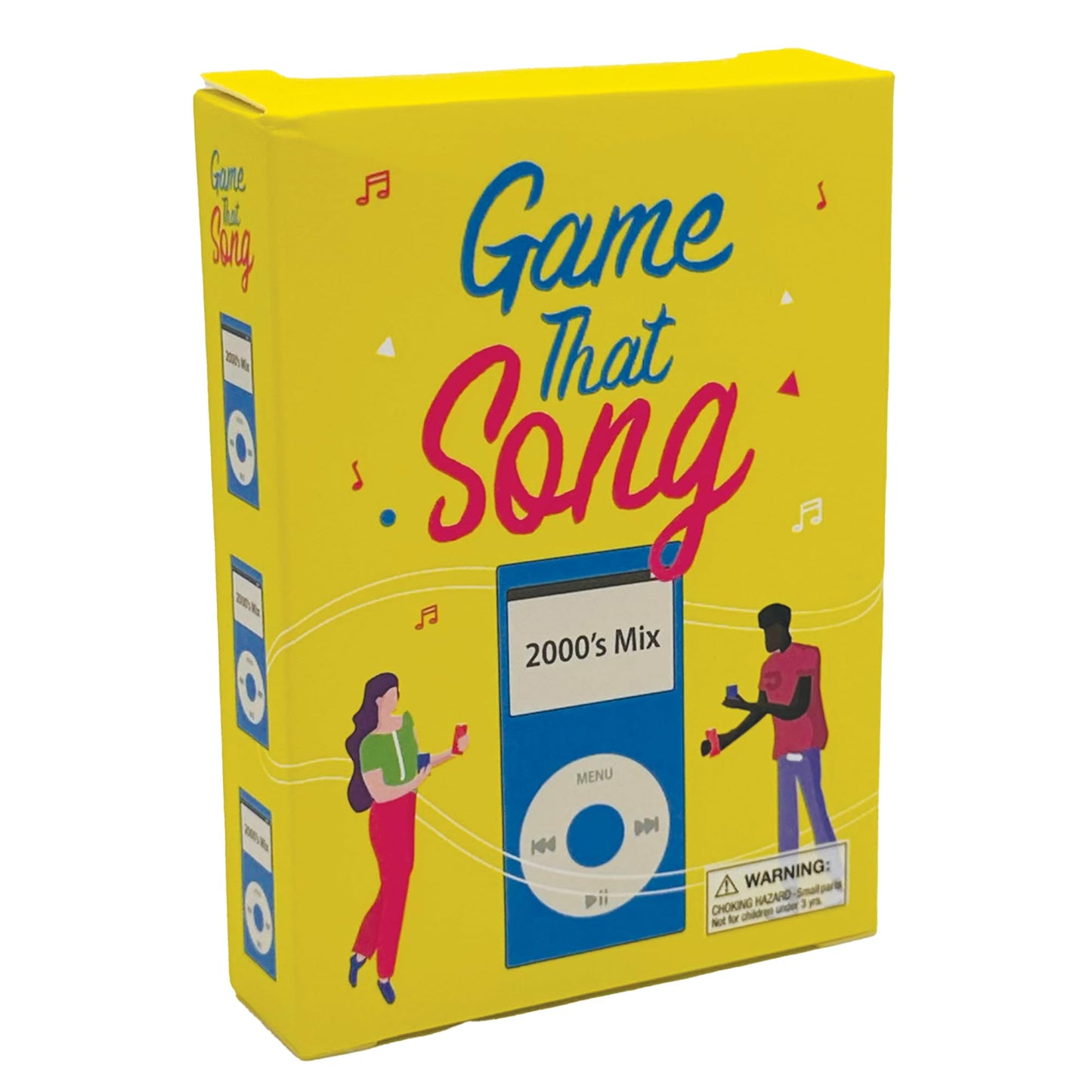 Game That Song Music Card Game - 2000's Mix Expansion, 50 New Cards, Cardstock, Yellow - Fun for Family and Game Nights!