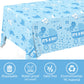 Gatherfun Baby Boy Shower Party Supplies: 2-Pack Its A Boy Decorations,Disposable Plastic Tablecloth, Ideal Table Cover for Baby