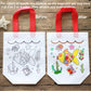 Sand Flower Eco Coloring Carnival Animal Art Party Goodie Bags with Guestbook Bags(24 PCS )
