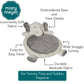 Mary Meyer Baby Mat, Afrique Elephant, 23x31x4 Inch, Fabric, Model 42557