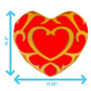 Club Mocchi Mocchi- The Legend Of Zelda Plush - Heart Container Plushie - Collectible Squishy Heart Plush - 15 Inch