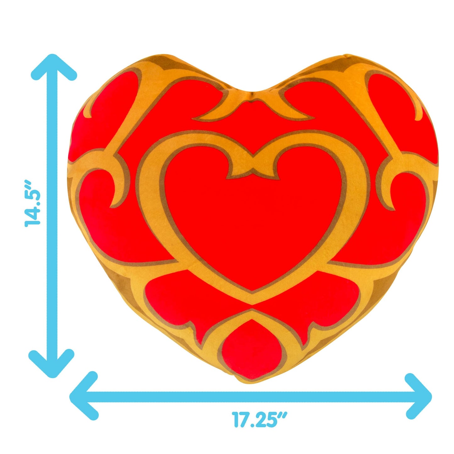 Club Mocchi Mocchi- The Legend Of Zelda Plush - Heart Container Plushie - Collectible Squishy Heart Plush - 15 Inch