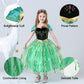 Ahlpo Anna Dress Princess Elsa Dress Up For Girls Halloween Cosplay Princess Anna Costume Elsa Fancy Dress Birthday Outfit
