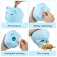 Large Piggy Bank For Boys,Cute Plastic Pig Money Bank,Unbreakable Piggy Bank,Shatterproof Coin Bank For Kids Birthday Festival P