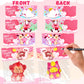 24 Packs Valentines Day Gift Cards For Kids With Cute Kawaii Mochi Squishies Toys Stress Relief Valentine Exchange Gifts Valenti