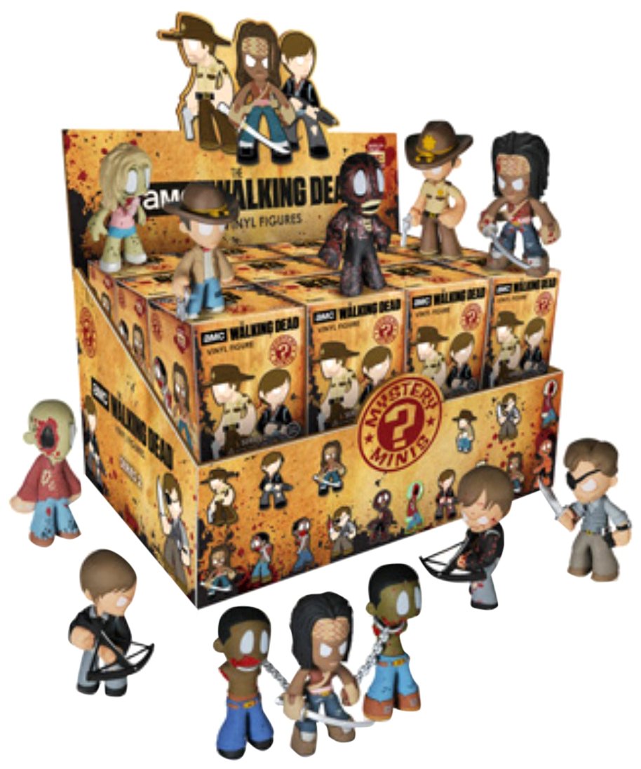 Funko Walking Dead Series 2 Mystery Mini Blind Box Figure - Multicoloured - Model 3801 - Collectible Plastic Toy