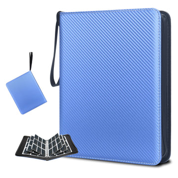 9 Pockets Trading Card Binder, 900 Pockets Card Binder With Sleeves Card Organizer, Card Collection Binder With Zipper Baseball