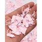MEYSIMOON Baby Shower Decorations Confetti Baby Pink Girls Table Decor Confetti for Baby Shower Gender Reveal Party Supplies (Pi