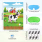 Waenerec Pin The Tail On The Cow, Cow Games With 28 Pcs Cow Tails For Kids Farm Birthday Party Supplies Cow Themed Party Favors Decorations