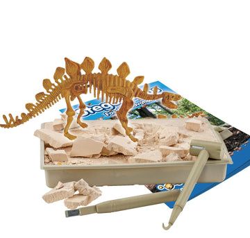 Science4You - Stegosaurus Fossil Digging Kit For Kids +6 - Excavate And Assemble 10 Stegosaurus Fossiles - Ideal Dinosaur Excava