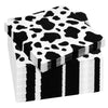 Durony 72 Pack Cow Party Napkins Cow Print Animal Cloth Napkin 3-Layers Farm Animal Party Napkins For Cow Print Birthday Tablewa