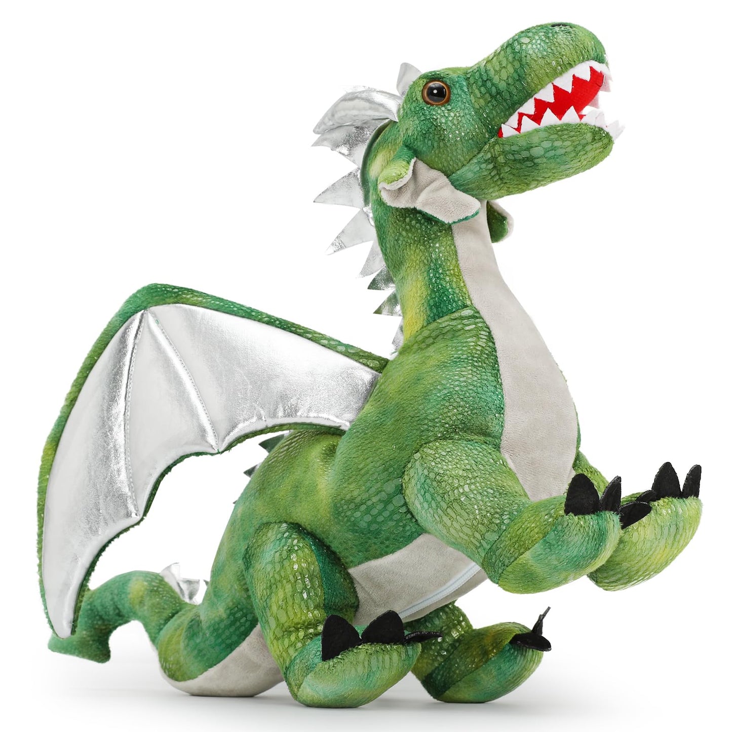 Karister 7Pcs Dragon Plush Toy Set,Dinosaur Stuffed Animal For Boys,Girls,Dragon Stuffed Animal With 4 Baby Dragons & 2 Dragon E