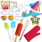 Kids Cooking And Baking Set Real Baking Gift Includes Kids Apron,Chef Hat,Oven Mitt&Utensil,Recipes For The Curious Young Junior Chef