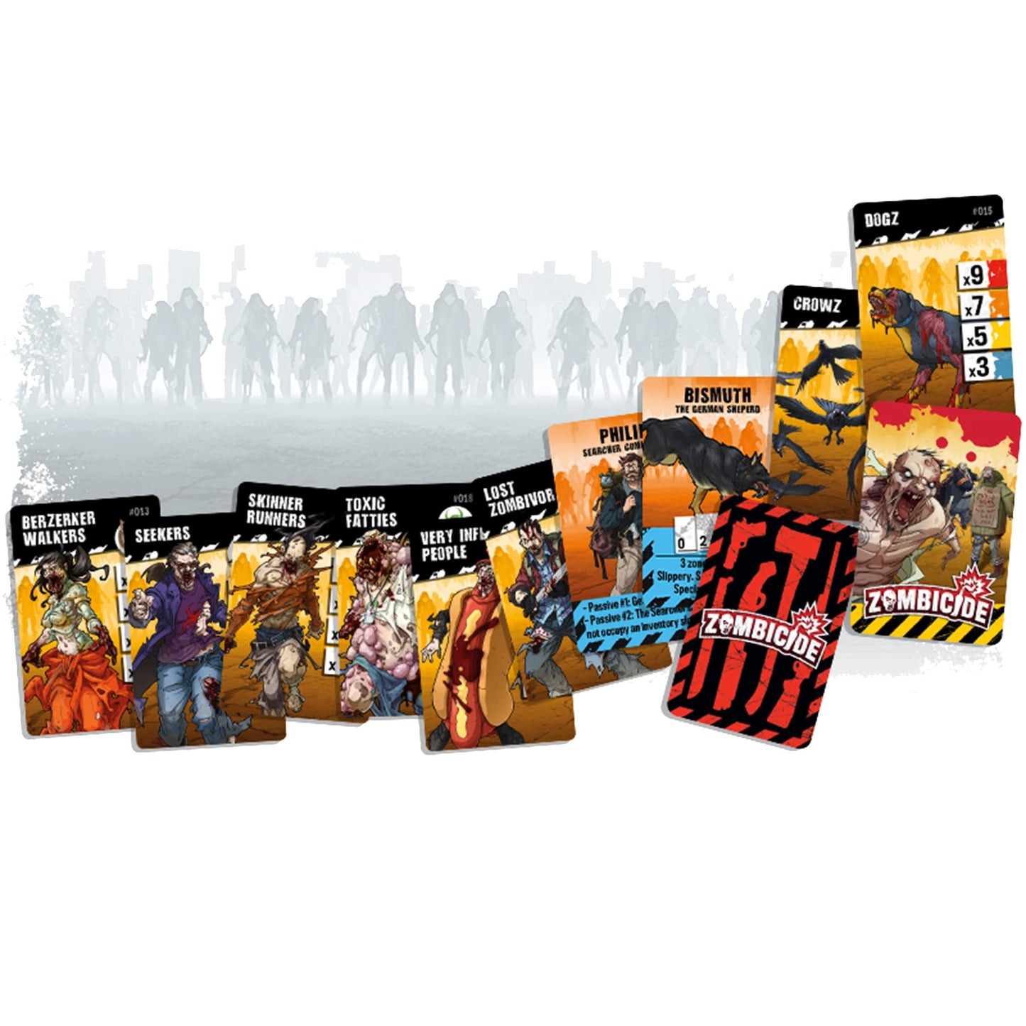 Zombicide 2Nd Edition Zombie Soldiers Zombie Set - Shooter Walkers Expansion! Cooperative Strategy Game, Ages 14+, 1-6 Players,
