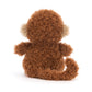 Jellycat Little Monkey Stuffed Animal - Soft Polyester Plush Toy in Monkey Color