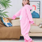 Cuteplush Kids Animal Onesie Pajamas Halloween Cosplay Costume 6 Years Pink