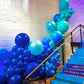 PartyWoo Blue Balloons Pack - 140 pcs Rubber Balloons in 5-18 Inch Sizes for Garland & Arch Decorations, Dark Blue Color