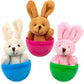 Newbea 24 Pack Prefilled Easter Eggs With Stuffed Animals,3.15'' Plastic Easter Eggs Filled With Toys,Perfect For Easter Eggs Hu