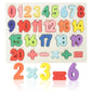 Number Puzzle - Montessori Wooden Puzzles For Toddlers 3-5 | Shape Learning Puzzle Learning Toy For Toddlers 3-5 Number Blocks T