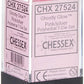 Chessex CHX27524 Dice-Ghostly Glow 7Pc Set, Pink/Silver, Large (18mm - 25mm)