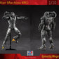 Lonullymege War Machine Mark1 Action Figure-2022 New Released 7 Inch Deluxe Painting Exquisite Collection Movable Model Toys (War Machine Mark1)