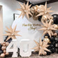 72 Pcs Caramel Star Balloons, Big 26 Inch Foil Starburst Balloons, Explosion 12 Point Cone Balloons Large For Wedding Anniversar