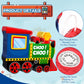 Shappy 3D Train Piñata Red Motorcycle Piñata Small Race Car Birthday Decor With Blindfold Stick Confetti Railroad Bike Car Party Decorations For Racing Theme Birthday Favors Supplies(Train)