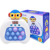 Appash Fast Push Pop It Game Crisp Click Light Up Bubbles Upgraded 10 Modes Quick Push Stress Relieving Buttons Speed Push Senso
