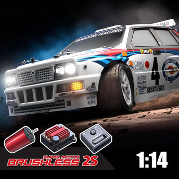 Fenamx 14302 Hyper 4WD Brushless RC Car - All-Road Drift Car, 1/14 Scale, High Speed, Plastic Construction, 2.4G Control,