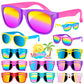 Kids Sunglasses Bulk, Kids Sunglasses Party Favor, 16Pack Neon Sunglasses For Kids Boys Girls Age 3-8, Party Favors For Kids 3-5