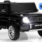 Infans Licensed Mercedes Benz G63 Kids Ride On Car, 12V Electric Vehicle With Remote Control, Double Open Doors, Music, Bluetooth, Wheels Suspension, Battery Powered For Children Boy Girl (Black)