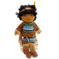 Kinnex Collections 14'' Native American Indian Plush Rag Doll -Df14001- Atul - Df140001