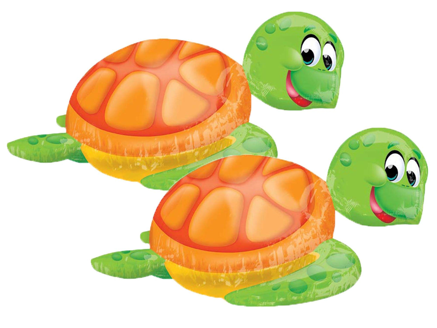 Set of 2 Jumbo Sea Turtle 31 Foil Party Balloons