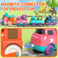 Blf Fun Train Set For Toddlers, Electric Train Toys With Light, Music And Animals, Toddler Magnetic Train Track Playset 3-5, Bir