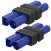 Laisomeke EC5 Male to EC5 Male Adapter, EC5 Male to Male Connector Adapter for RC Lipo Battery EC5 to EC5 Adapter (2Pack)