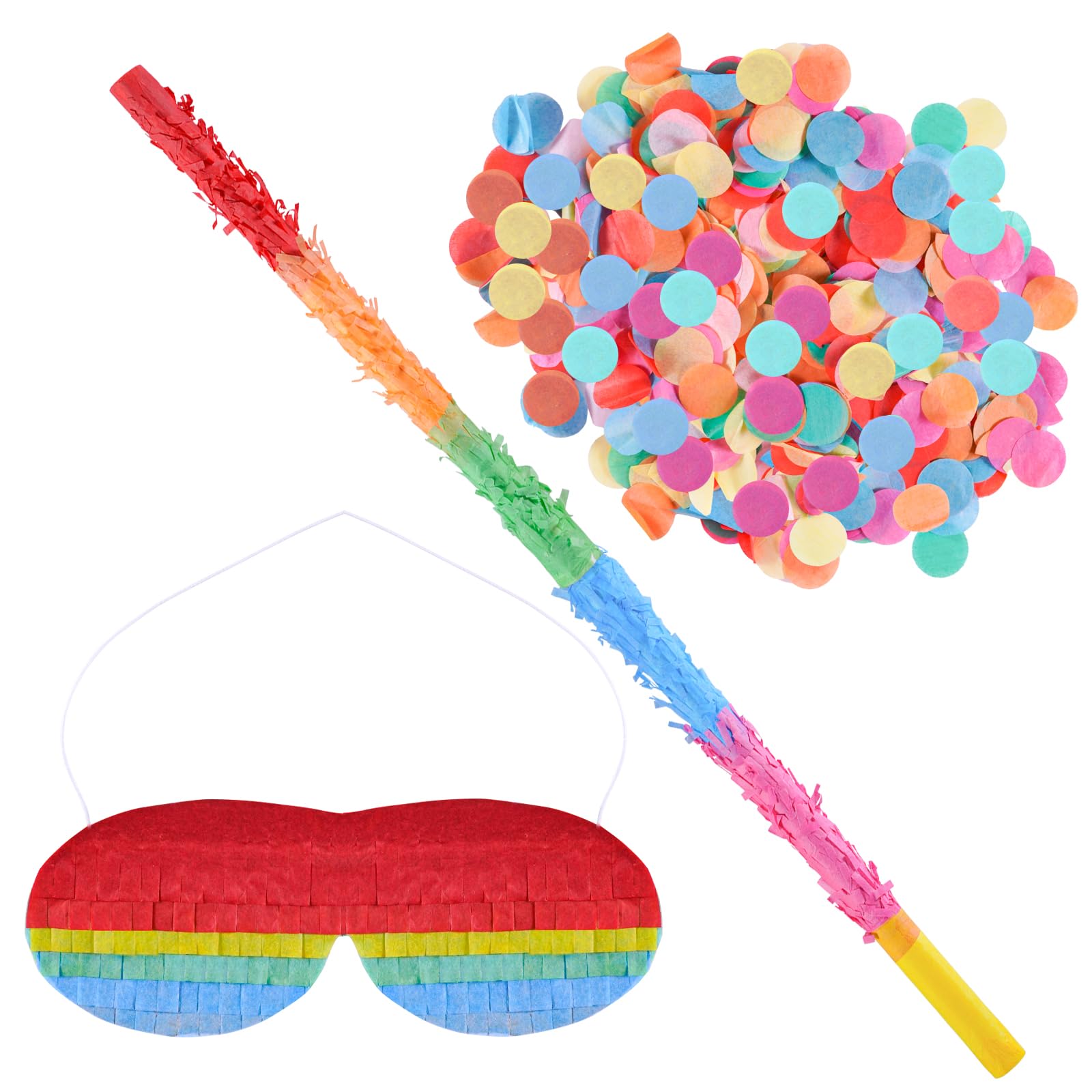 32inch Pinata Sticks, Pinata Sticks with Blindfold and Confetti (32inch)