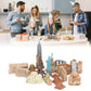 Dioche 17Pcs Miniature Ancient Buildings Toys Around The World City Miniatures Buildings Egyptian Pyramid Model Kit Ancient Egypt Toys