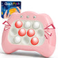 Aotibo Fast Push Machine Light Up Fidget Toys For Kids Adults, Handheld Game For Kids 3-12, Quick Push Bubble Stress Toy, Sensor