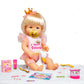 Nenuco Princess, 16 Waterproof Baby Doll with 8 Accessories to Care for Her, for Ages 2+