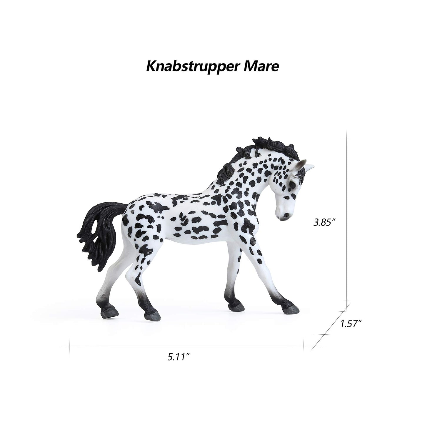 Uandme 8Pcs Big Horse Mare And Stallion Toy Figures, Plastic Horse Figurines, Horse Animal Toys For Girls And Boys, Horse Club Cake Topper Party Decoration