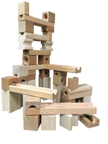 Tedco Blocks And Marble Run For Children 4+ Years